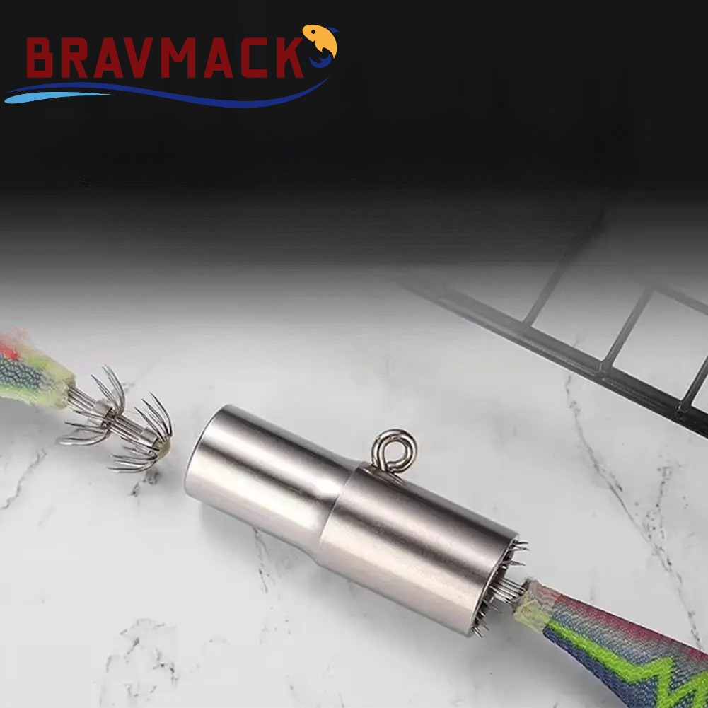 Fishing Hook Stainless Steel - BRAVMACK Inktvishaak Corrector Naald Herstel Octopus