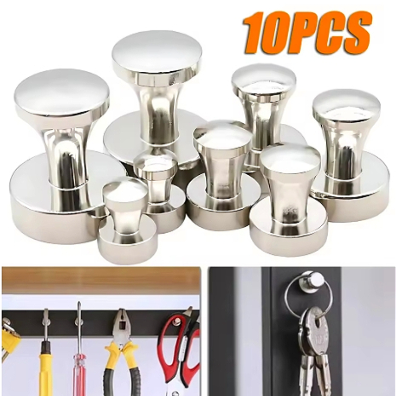 Fishing Hook Stainless Steel - 10 STKS Magneet Super Sterke Vismagneten