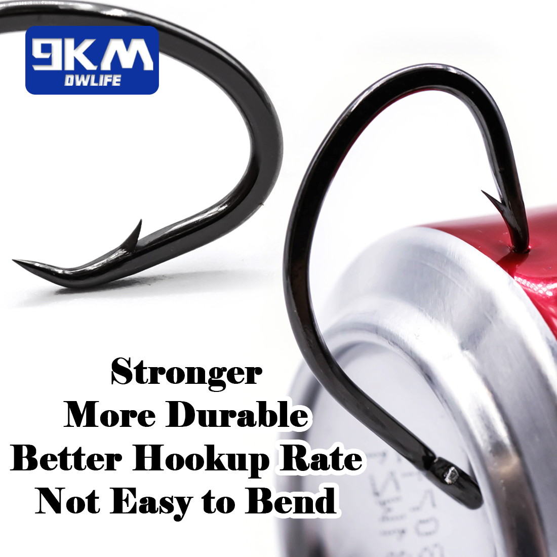 9KM Cirkel Haken 25 ~ 50 Stuks - Fishing Hook Barbless recensie en prijs