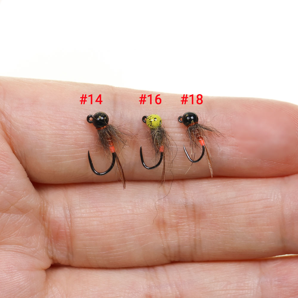 6 stuks Jig Tungsten Bead Head - Fishing Hook Barbless recensie en prijs
