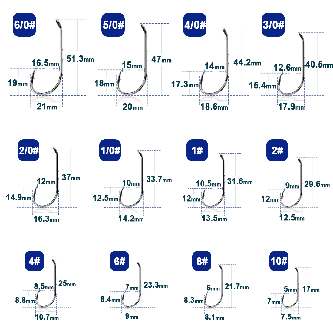 9KM Baitholder Vishaken 50 ~ 2 - Fishing Hook Stainless Steel recensie en prijs