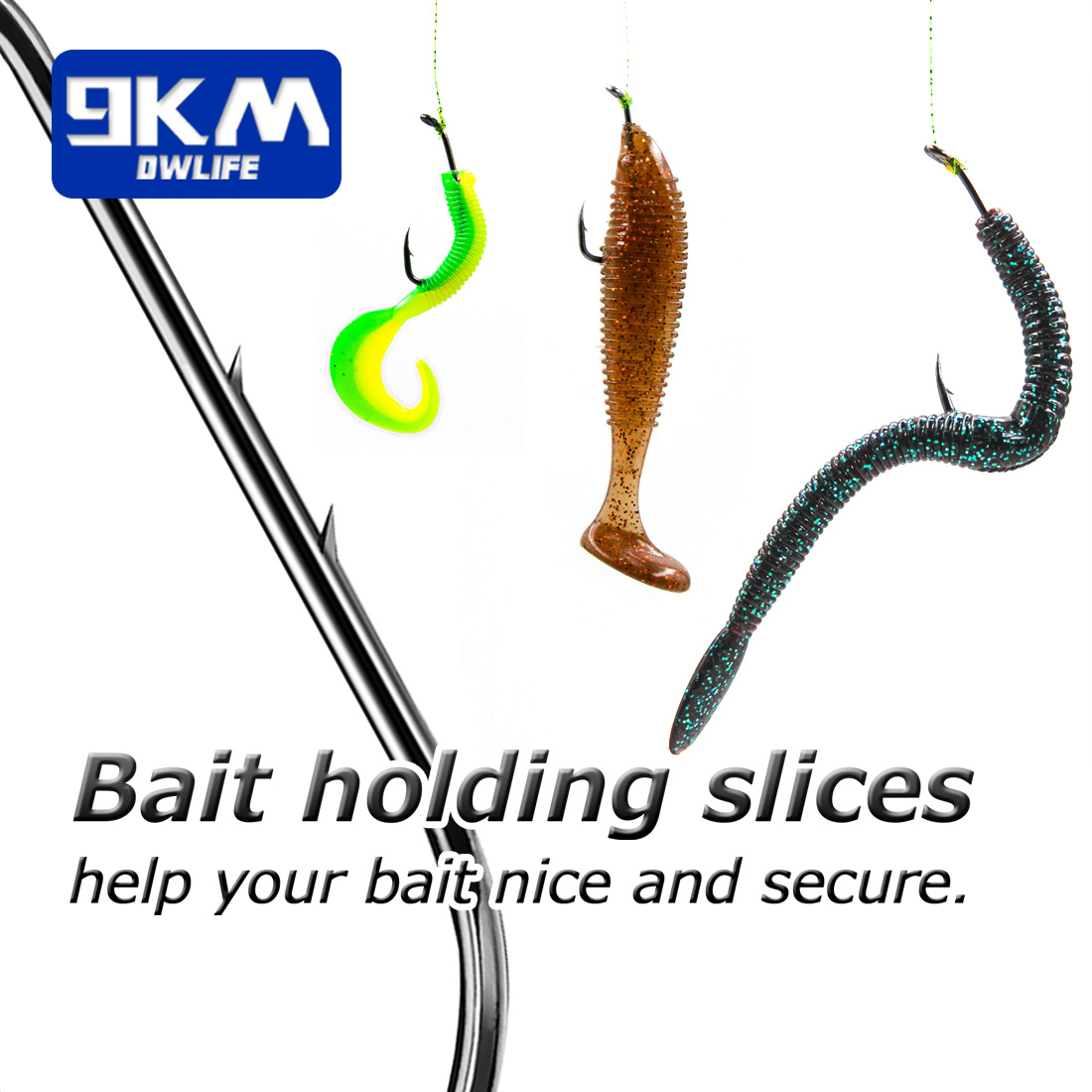 9KM Baitholder Vishaken 50 ~ 2 - Fishing Hook Stainless Steel recensie en prijs