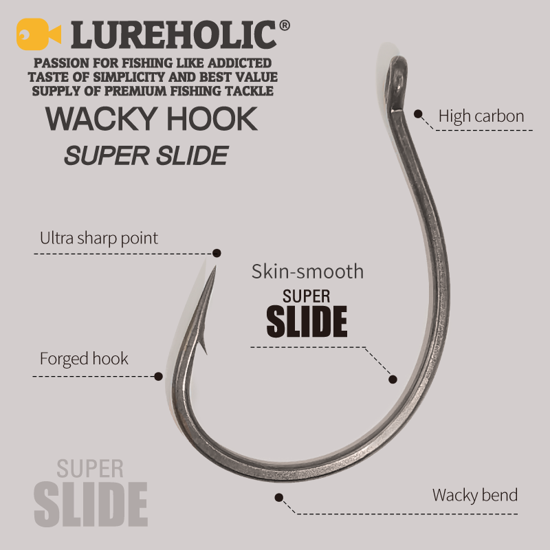 LUREHOLIC PTFE Super Slide Wac - Fishing Hook Barbless recensie en prijs