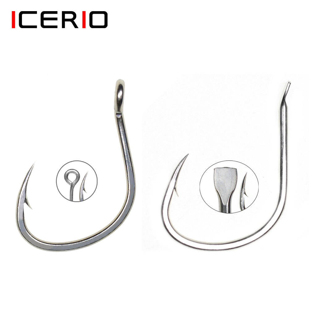 Icerio 10 Stuks Matte Tin Coat - Fishing Hook Barbless recensie en prijs