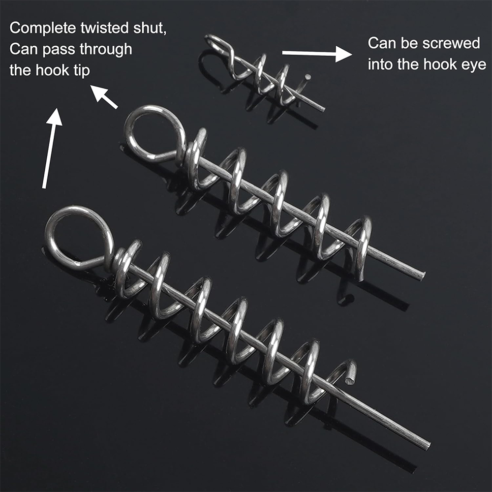 50 Stuks Lente Twist Lock Viss - Fishing Hook Stainless Steel recensie en prijs
