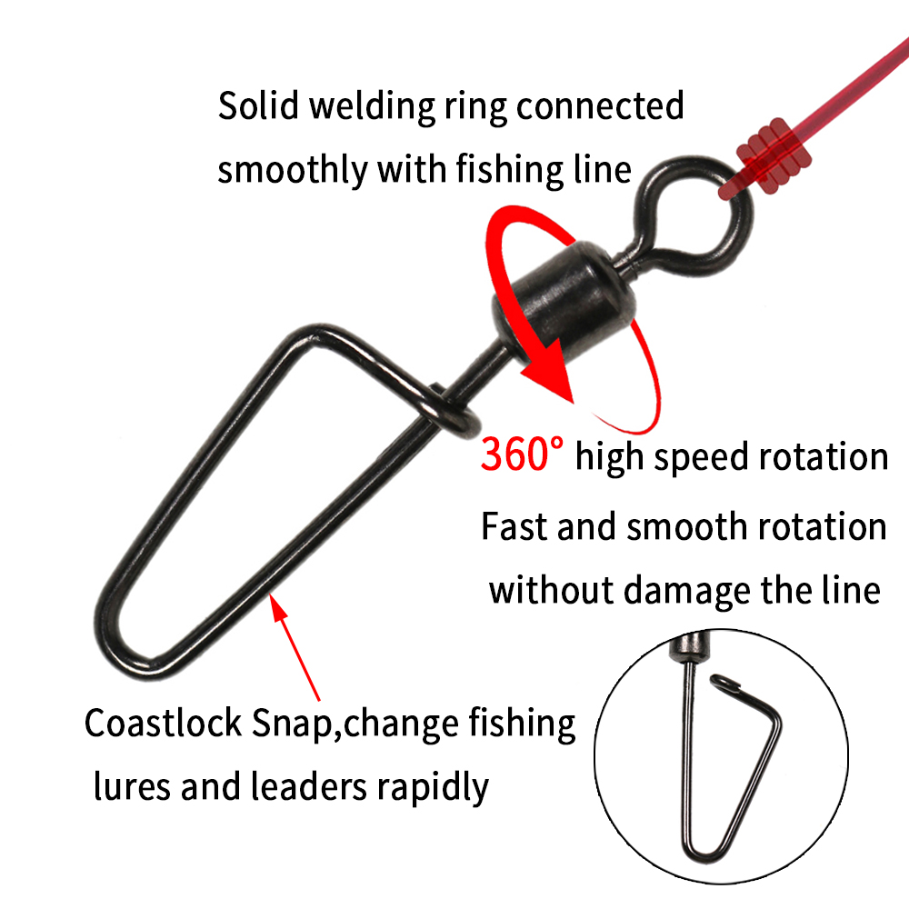 20 stuks # 12 -1/0 Rolling Swi - Fishing Hook Stainless Steel recensie en prijs