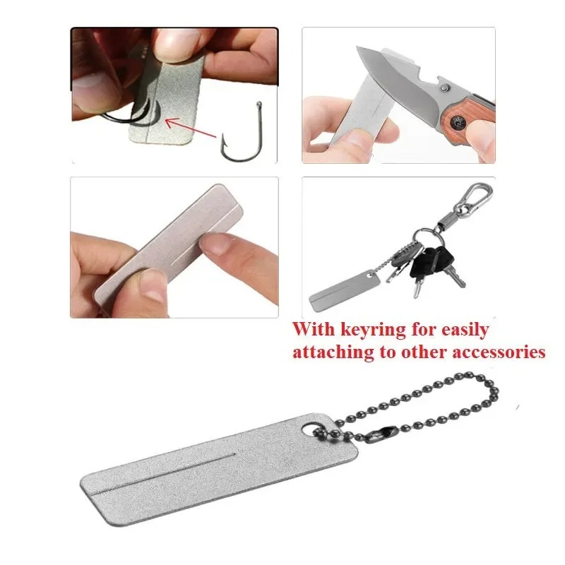 Mini diamant slijpsteen sleute - Fishing Hook Sharpener recensie en prijs