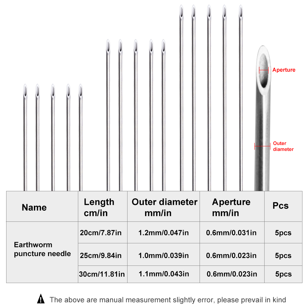 FTK Regenworm Hooking Naald RV - Fishing Hook Stainless Steel recensie en prijs
